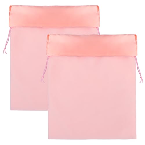 Bolsas de terciopelo con cordón de 15.7 x 11.8 pulgadas Segbeauty color rosa