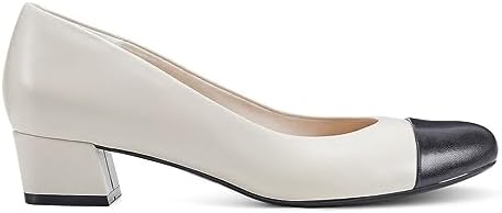 Easy Spirit Lucinda Womens Pump 95 CD US IvoryBlack | Image 3