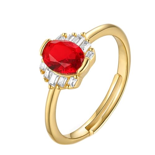 Anillos de boda para mujer de oro amarillo 9K regalo para hermana