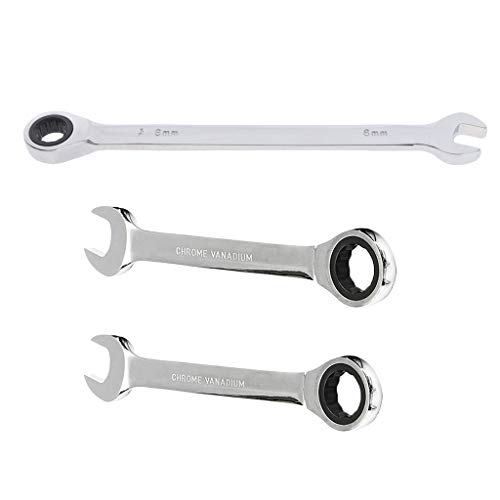 F Fityle 3x Reparação Automática De Chave Inglesa De Chave De Catraca Métrica Manter Ferramentas 6/7