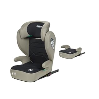NANIA Bogota 2 in 1 Seggiolino auto isofix i-Size, Gruppo 2/3 100-150 cm, da 4 a 12 anni, da 15 a 36 kg -seggiolino auto con protezione laterale - Poggiatesta a 9 Livelli- Fissaggio Isofix o cintura