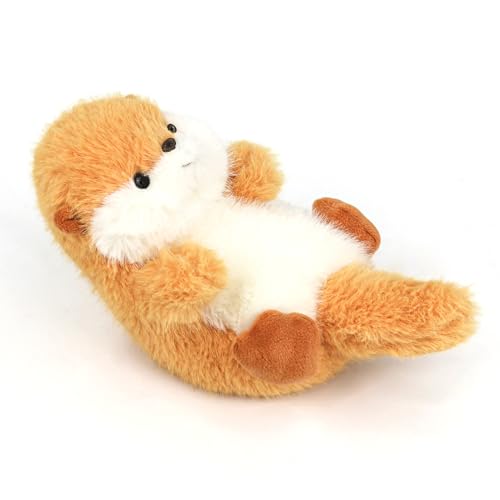 ABEARCAR Cute Otter Stuffed Animal Plush Soft Otter Stuffed Animals Plushies Toy Birthday Christmas Valentine's Day Gift for Kids Children Girls Boys 8' Sea Plush