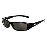 MF Eyewear Bad Attitude Motorcycle Riding Sunglasses Black Frames with Smoke Lenses