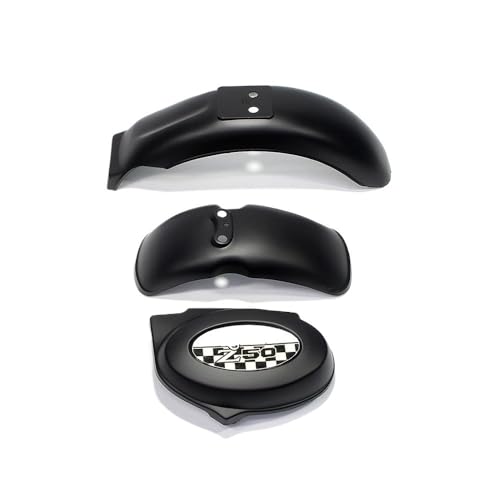 Carénage plastique noir mat et couvercle de batterie latéral arrière pour moto Monkey Z50
