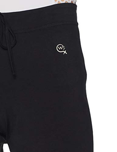 Image of Macrowoman Women's Cotton Stretch Lounge Pant (MW3102 Black XL)