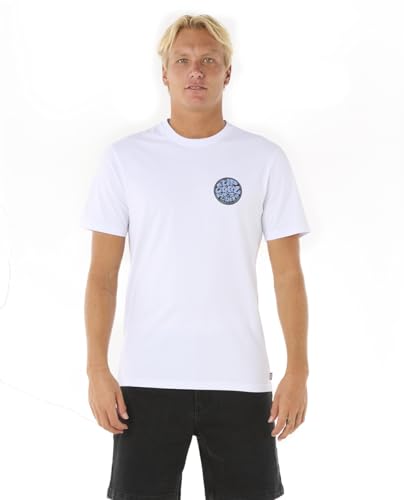 Rip Curl Hombres 2025 Wettie Passage Icon tee 0JIMTE - White