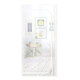 【ASPECTO DEL MATERIAL】: El sello hermético, las cortinas para puerta de prevención de escape de mascotas están hechas de alambre de acero plástico + nano revestimiento + cremallera + velcro + borde de poliéster + cremallera recta Nano engrosada, excelente mano de obra garantiza que la puerta de la pantalla dura una larga vida.
