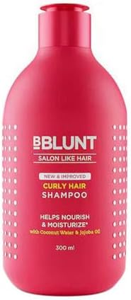 BBLUNT Curly Hair Shampoo | Gently Removes Build Up & Controls Frizz | Hydrates Dry Locs | Curl Defining Cleanser for All Curl Types | Color-Safe | 10.14 Fl Oz (300ml)
