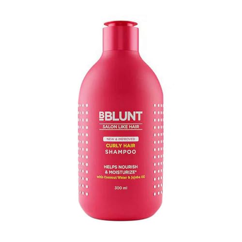 BBLUNT Curly Hair Shampoo with Coconut Water & Jojoba Oil - 300 ml