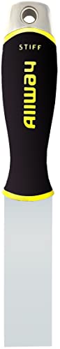 ALLWAY DSXCH Soft Grip Stiff Putty Knife Chisel with Hammer End, 1-1/4"