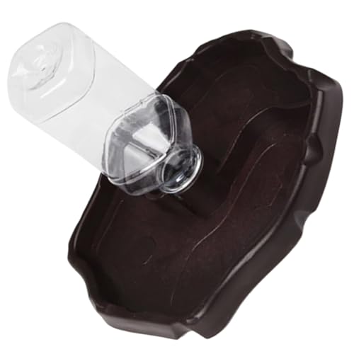 WEKADRIN 爬虫類用自動給水器 食べ物と水両用ディッシュ 耐久性プラスチック製 滑り止め設計 ペットリザード トータス対応