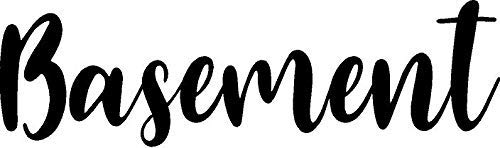 CreativeSignsnDesigns Door Vinyl Decal - Pantry, Restroom, Closet Water, Closet, Laundry, Office, toilettes, Bathroom (Basement, Black)