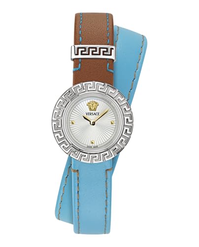 Versace La Greca Collection Luxury Womens Watch Timepieces with a Silver Bracelet and Dial Featuring a Stainless Steel Case2
