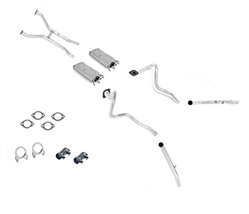 Replacement Part For 98-02 Grand Marquis Crown Victoria Muffler Dual Exhaust System Made USA