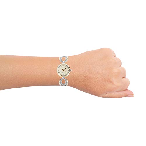 Image of Gio Collection Gold Dial Analogue Women's Watch-G2129