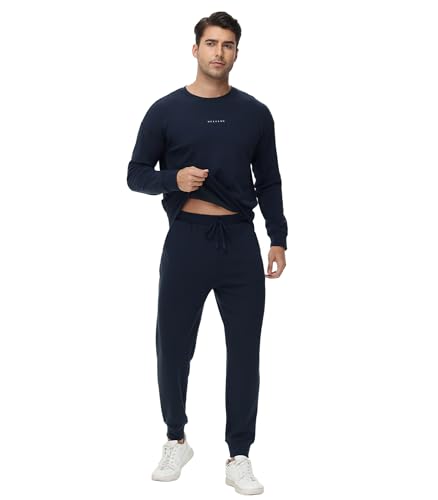 WiWi Men's Tracksuit Athletic Sweatsuits Long Sleeve 2 Piece Outfit Running Jogging Casual Loungwear Sport Suit Sets S-XXL3