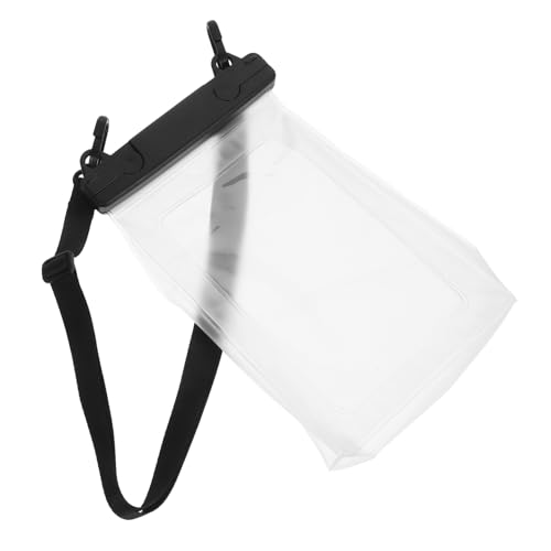 Abaodam Floating Waterproof Phone Pouch Dry Bag for Beach Cell Phone Universal Case Portable Neck Lanyard White