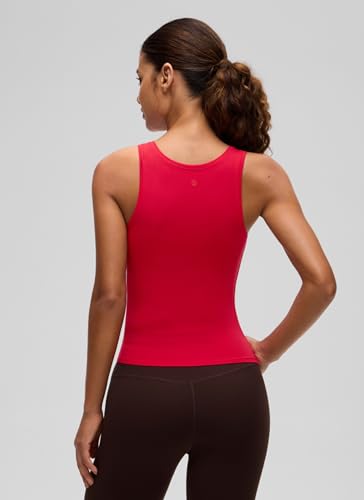 Image of CRZ YOGA Softembrace Scoop Neck Tank Top | Workout, Ultra Soft, Tight Fit, Waist Length, Double Lined, Sleeveless Shirts for Women