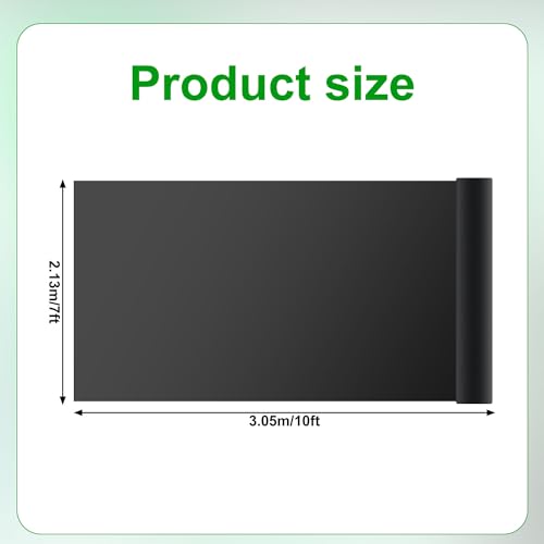Nqeuepn 1016460 7X10Ft Pond Liner, 8 Mil Thick Hdpe Pond Liner Fish Pond Liner Outdoor Preformed Pond Kit For Outdoor Ponds Small Ponds, Pool, Fountain, Garden Waterfall Plastic Tub Accessories thumb #1