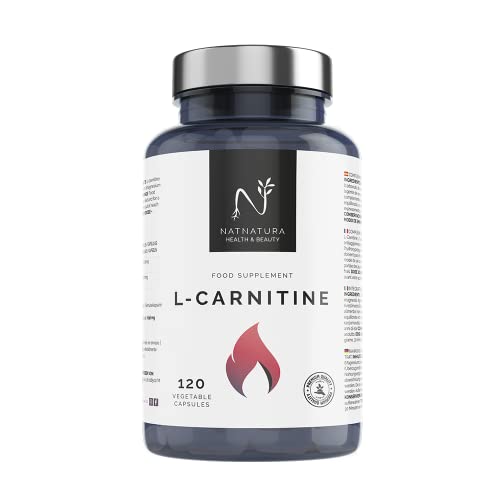 L-Carnitina pura en cápsulas. Quemagrasas Potente Natural. Aumenta tu Energía y mejora tu Rendimiento, Resistencia y Recuperación. 120 cápsulas vegetales.