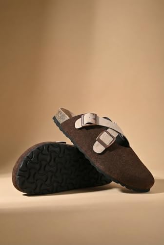 Image of Big Fox Men's Premium Closed-Toe Comfort Sandals with Adjustable Buckles | Cushioned Footbed | Casual