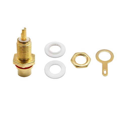 Conector RCA hembra de montaje en panel 10 piezas miniatura 2