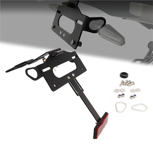 Support de Plaque Tracer 9 GT Fixation Rigide Anti Vibration Moto