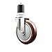 Service Caster Brand 5 Inch 316 Stainless Steel Light Duty Expanding Stem Caster Wheel Maroon Polyurethane Wheel and 1-7/8? Stem ? 350lbs./Caster ? Swivel Caster