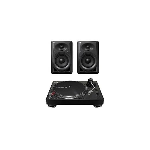 Pioneer Pack: Giradischi PLX-500 nero + coppia di diffusori amplificati DM40 neri