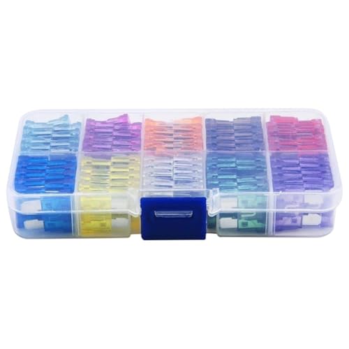 Kit de 100 fusibles para auto: 2A, 3A, 5A, 7.5A, 10A, 15A, 20A, 25A, 30A y 35A miniatura 6