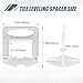 Storystore Tile Leveling System Tiles Leveler Spacers, 400-Piece Leveling Spacer Clips - 1/8 Inch Tile Spacers Lippage Free Tile and Stone Installation for PRO and DIY