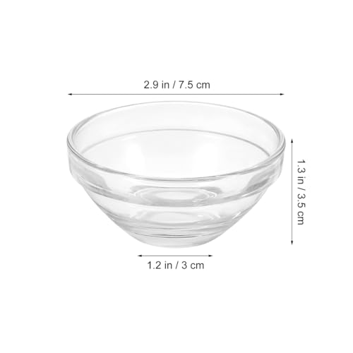 Set de 10 Tazones de Vidrio Transparentes para Mascarilla Facial miniatura 5