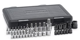 Embout Torx et cruciforme GearWrench KD80728 coffret de 36 pièces pour serrage