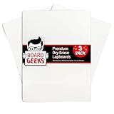 Dry Erase Lapboards | 9 x 12 inch Large Whiteboard | White Board Set | Great for Teachers, Students, Children, Classroom | Reusable, Durable, Portable, Single Sided Whiteboard (3 Pack Lapboards)