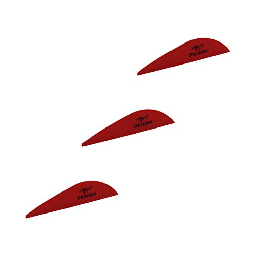 Letszhu Arrows Vanes 2.5 Inch Plastic Fletches Vane Diy Archery Arrow For Hunting Targeting (39 Pack) (Red) #TOP5
