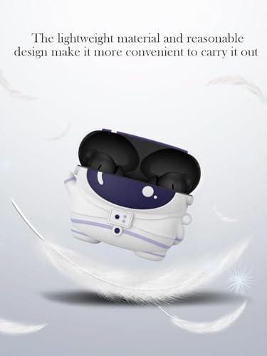 Image of Reiox Soft Silicone Protactive Case Cover Compitable for Oneplus Nord Buds 3 | 3 Pro (Astronautt)