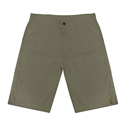 Bermuda Infantil Masculina de Sarja Rovitex Kids Verde 8