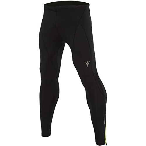 Macron Herren Laufhose Run Chinook Fbj Peter Long Pant Heavy Stretch Man Blk