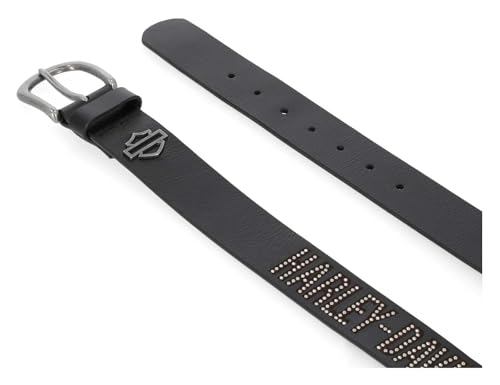 Harley-Davidson Women's Mini Tack Studded H-D Leather Belt, Black3