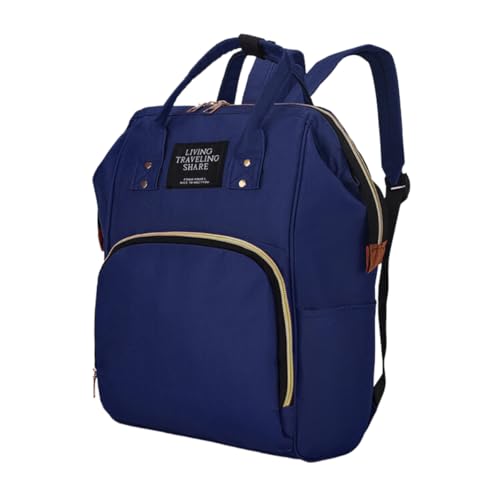 Bolsa Maternidade Gestante Bebê Mochila Multifunção (Azul)