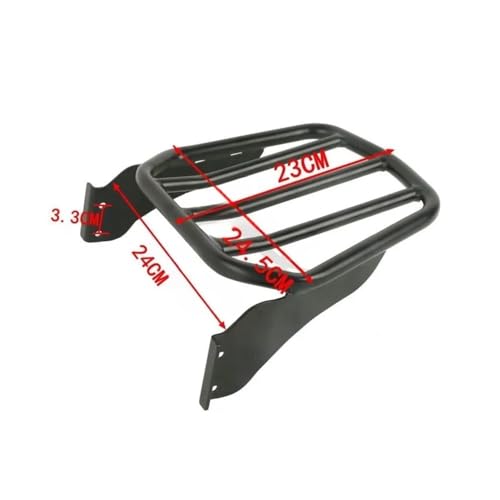 Porte-bagages de moto support arrière noir pour garde-boue FLSTFB et Springer - 7