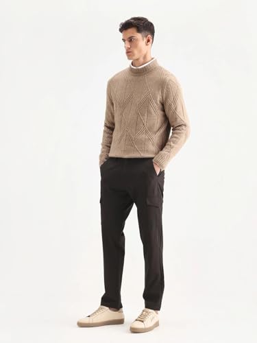 Image of Rare Rabbit Regular fit Plain Trouser