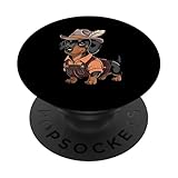 Dachshund Oktoberfest - Perro Salchicha Tirolesa Alemana bávara PopSockets PopGrip Adhesivo