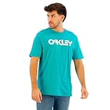 T-shirt en coton Oakley T-Shirt Mark II 2.0 pour Homme, Bleu Piscine, Taille L