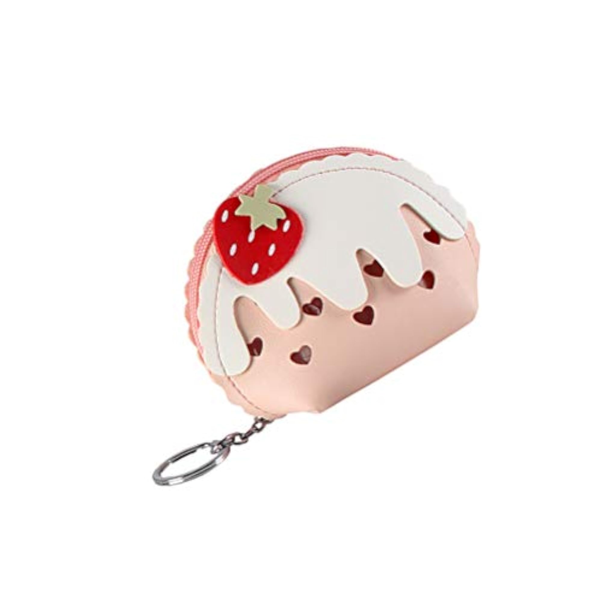 Lovely Strawberry Coin Purse Keychain Bag