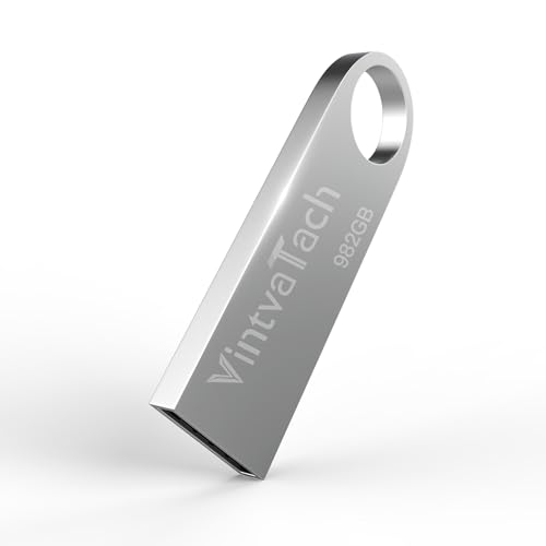 VintvaTach - Memoria USB 3.0 de alta velocidad de 982 GB, llave de memoria impermeable y resistente al polvo para almacenamiento de datos, memoria USB universal compatible con dispositivos