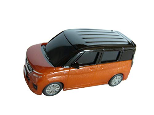 SUZUKI スズキ ソリオ SOLIO バンディット bandit 3代目 2020年～ プルバックカー ミニカー フレイムオレンジパールメタリック ブラック2トーンルーフのサムネイル