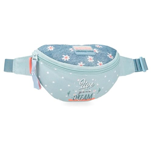 Movom Live Your Dreams Riñonera Verde 27x11x6,5 cms Poliéster by Joumma Bags