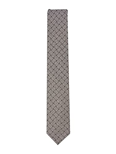 Alfani Mens Silk Blend Abstract Neck Tie Gray O/S #TOP1