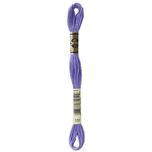 Image of DMC 6-Strand Embroidery Cotton Floss, Medium Dark Blue Violet